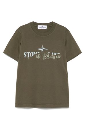 Logo-Print T-Shirt STONE ISLAND KIDS | K1S162100010S0150V0054